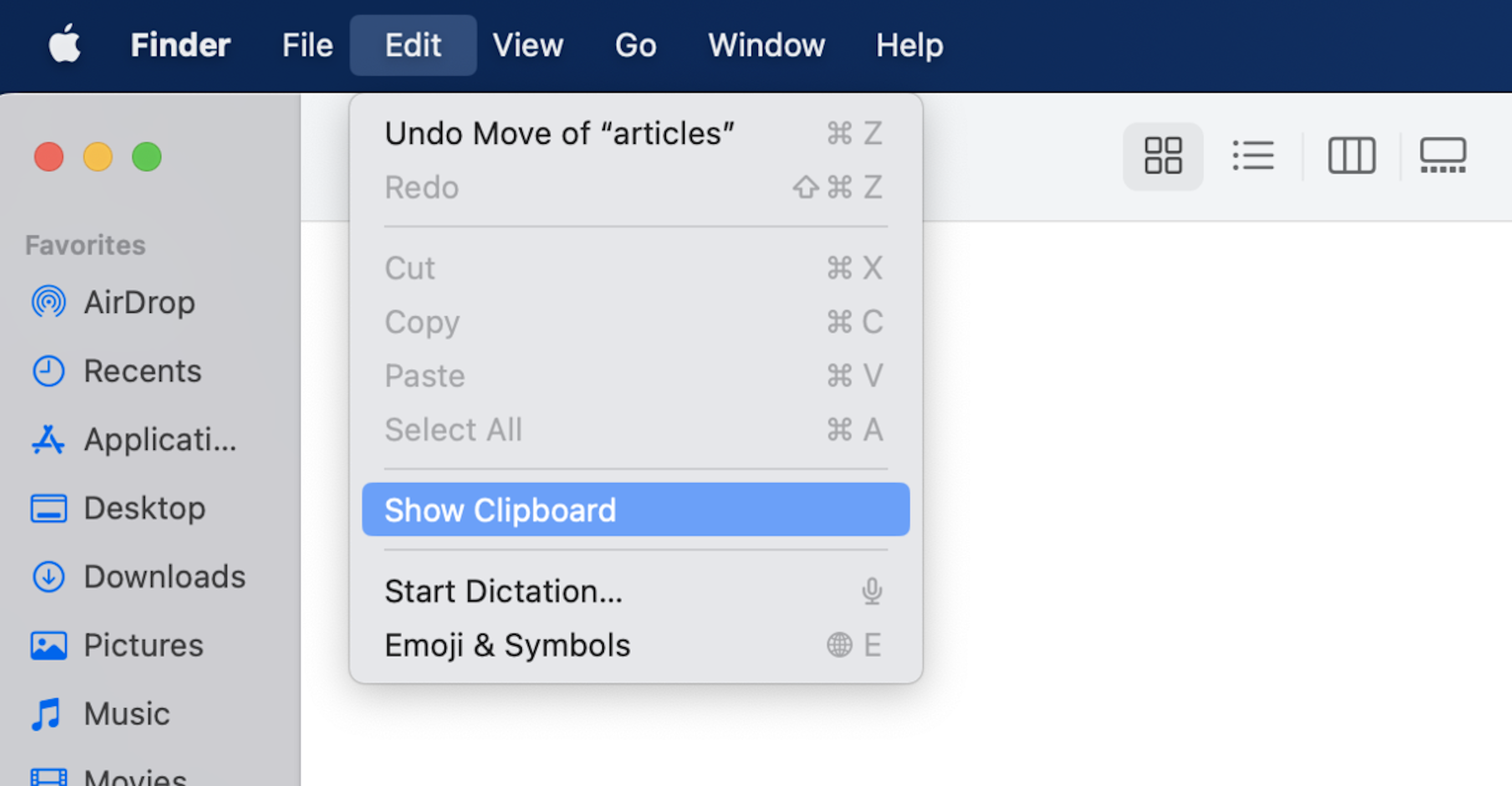 is there a clipboard history on mac